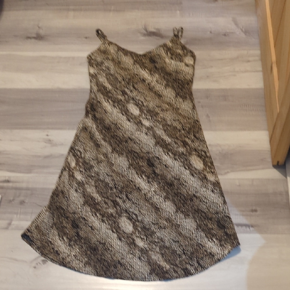 Audrey 3+1 Snakeskin Pattern Dress